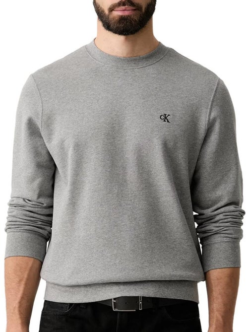 Sweatshirt cinzento de homem calvin klein jeans terry - Kiabi Sweatshirt cinzento de homem calvin klein jeans terry - Kiabi
