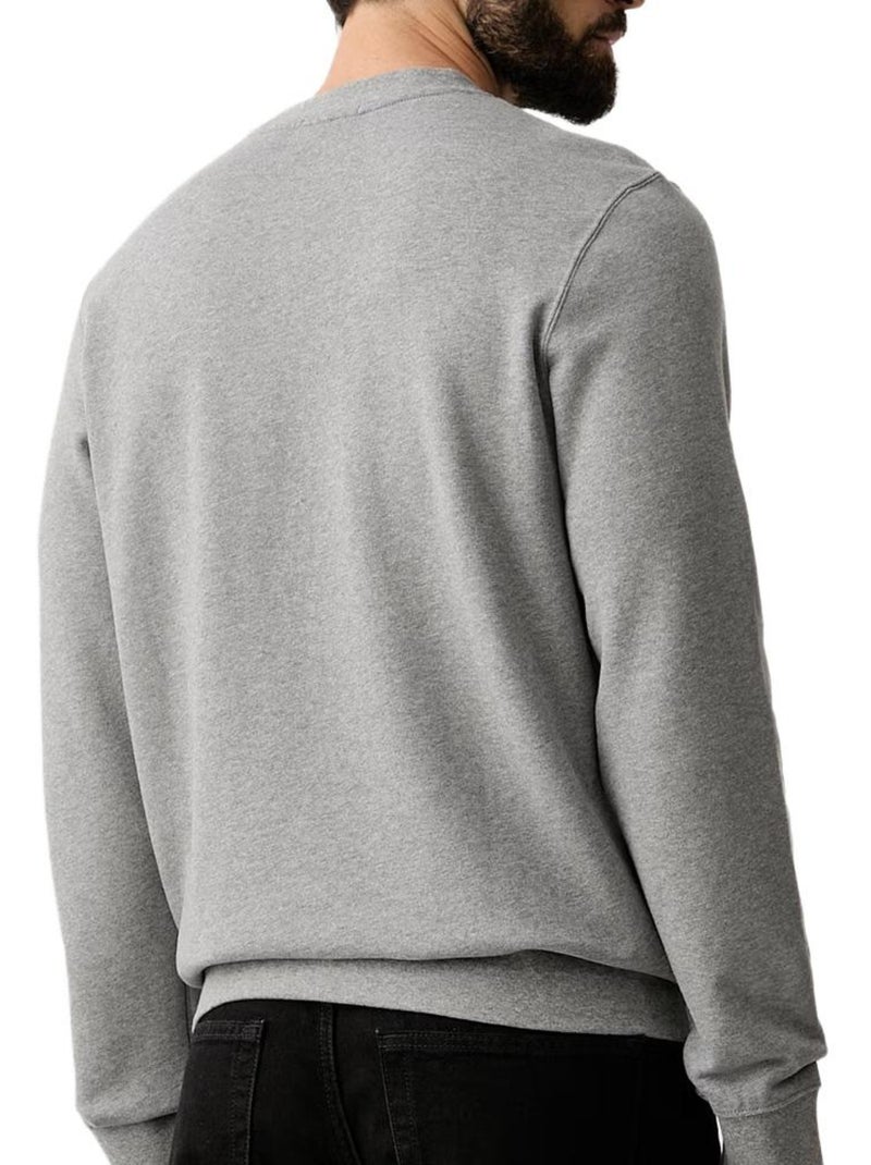 Sweatshirt cinzento de homem calvin klein jeans terry Cinza-prateado - Kiabi
