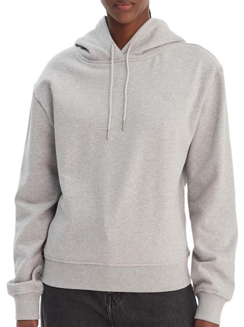 Sweatshirt Cinzento Feminino Calvin Klein Jeans Archive LV047C224G - Kiabi Sweatshirt Cinzento Feminino Calvin Klein Jeans Archive LV047C224G - Kiabi