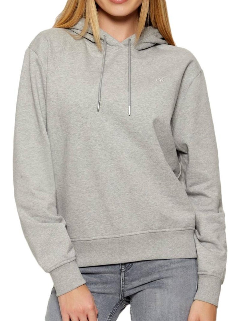 Sweatshirt Cinzento Feminino Calvin Klein Jeans Archive LV047C224G Cinza - Kiabi