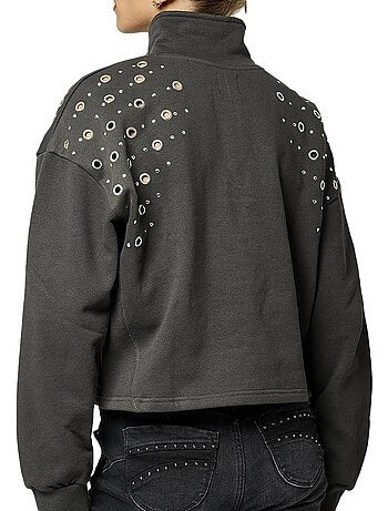 Sweatshirt cinzento feminino kaporal magie
