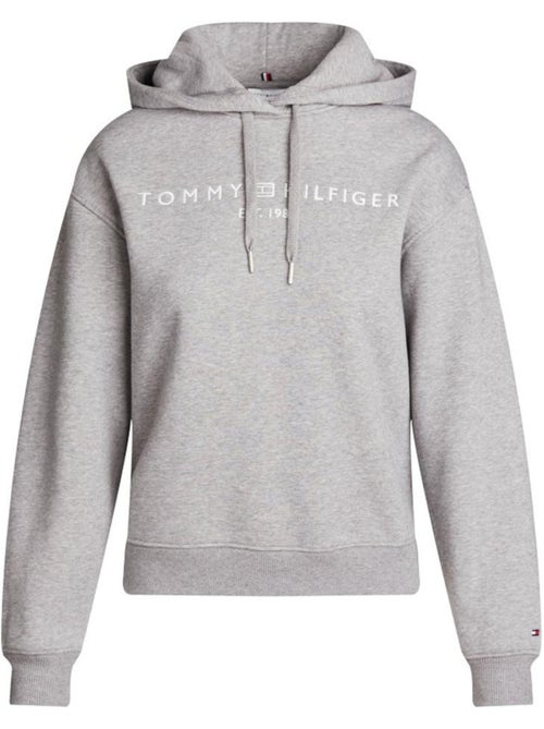 Sweatshirt Cinzento Feminino Tommy Hilfiger Moderno - Kiabi Sweatshirt Cinzento Feminino Tommy Hilfiger Moderno - Kiabi