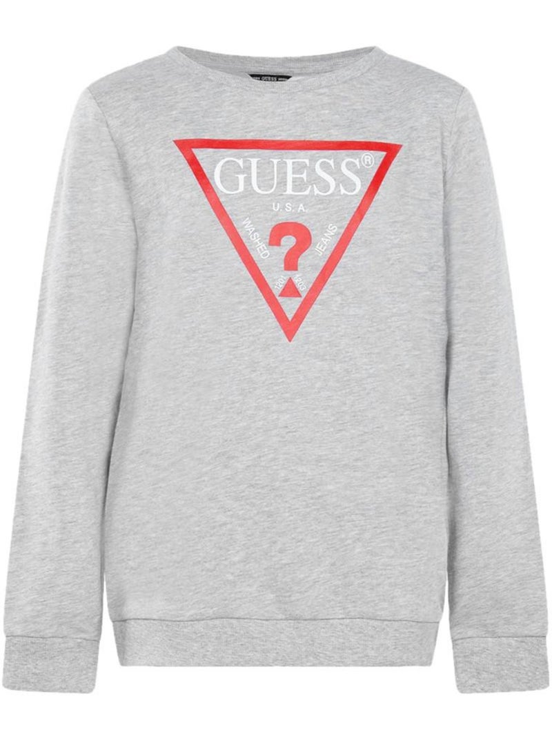Sweatshirt cinzento guess para rapaz Cinza-prateado - Kiabi