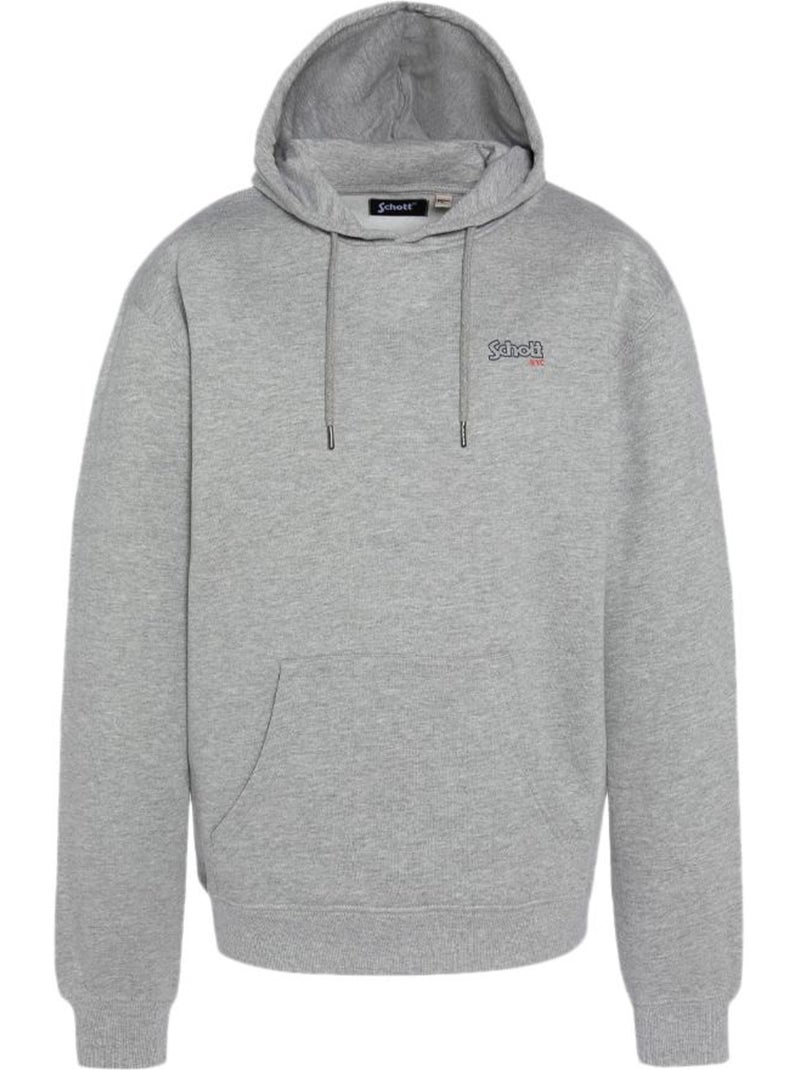 Sweatshirt Cinzento Masculino Schott SWHSAMY Cinza-prateado - Kiabi