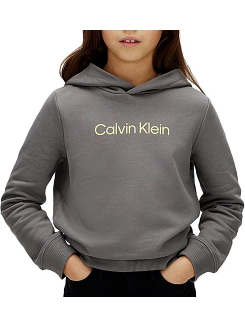 Sweatshirt cinzento para menina calvin klein jeans terr - Kiabi