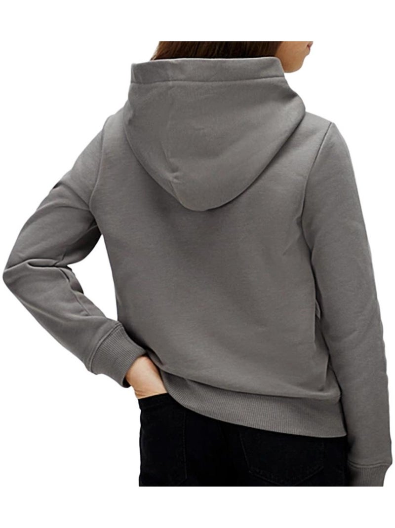 Sweatshirt Cinzento para Menina Calvin Klein Jeans Terr Cinza-prateado - Kiabi