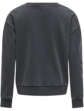 Sweatshirt Cinzento para Menina Kids ONLY Gruna