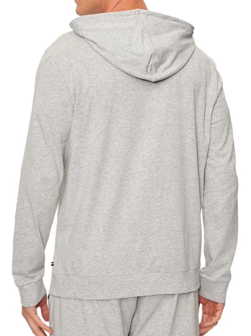 Sweatshirt Cinzento Tommy Hilfiger Heather para Homem Cinza-prateado - Kiabi