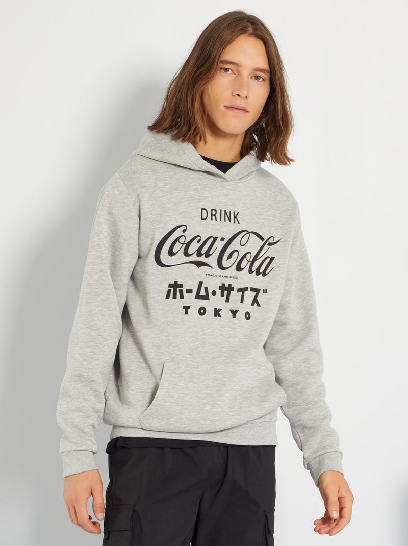 Sweatshirt 'Coca-Cola' CINZA - Kiabi