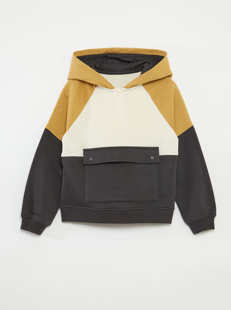 Sweatshirt color-block  - So Easy BRANCO - Kiabi