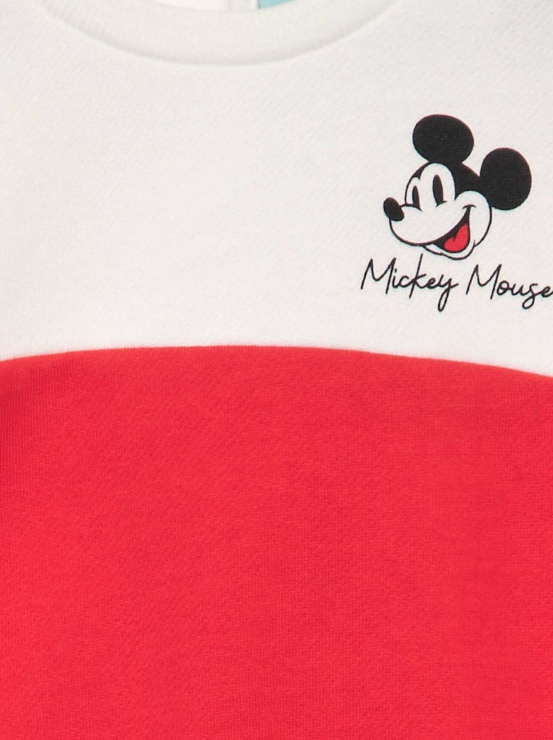 Sweatshirt color-block 'Mickey' - BRANCO - Kiabi - 10.00€