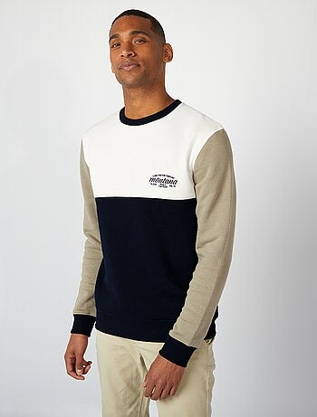 Sweatshirt color-block