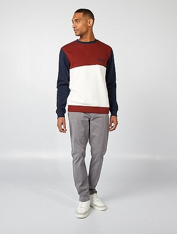 Sweatshirt color-block