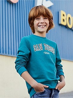 Sweatshirt com bordado - Kiabi