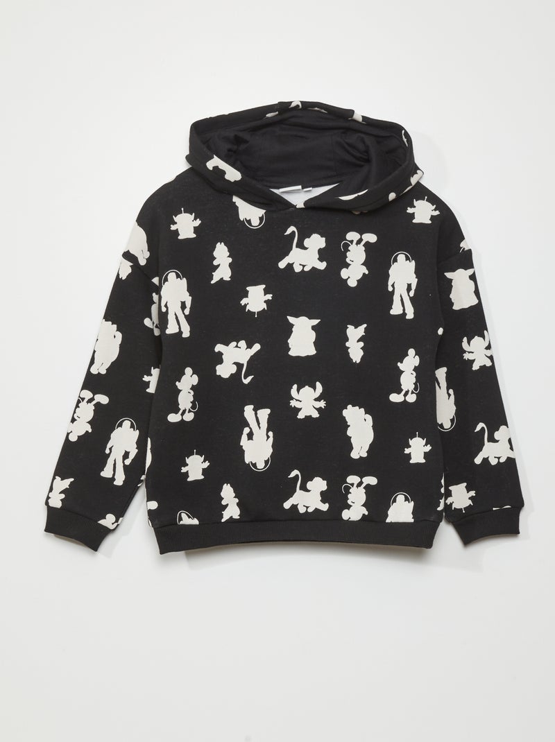 Sweatshirt com capuz  - 100 anos da 'Disney' PRETO - Kiabi