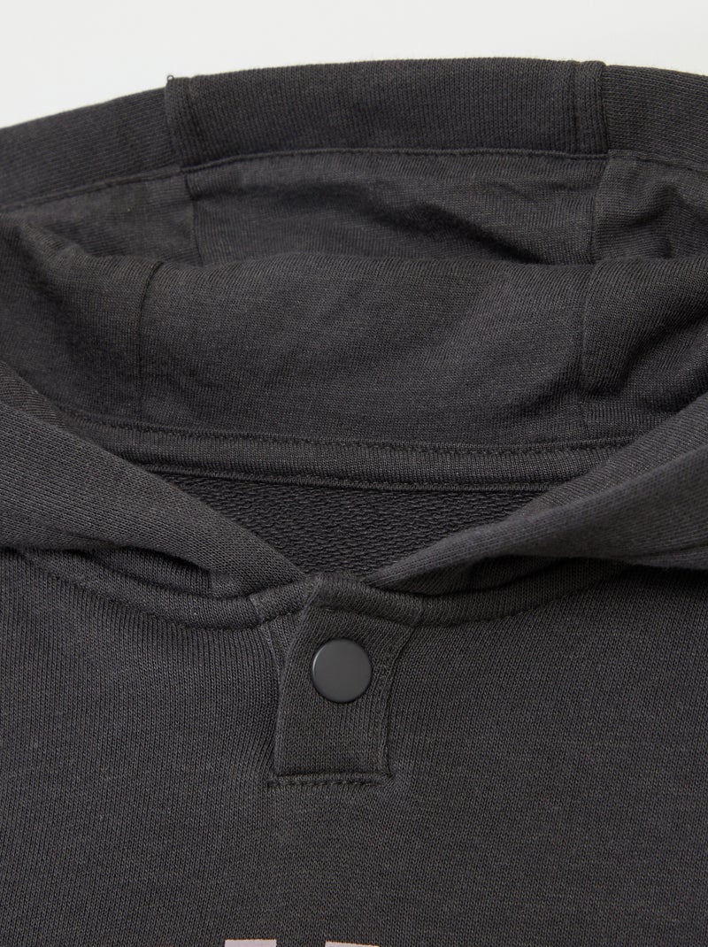 Sweatshirt com capuz  - So Easy CINZA - Kiabi