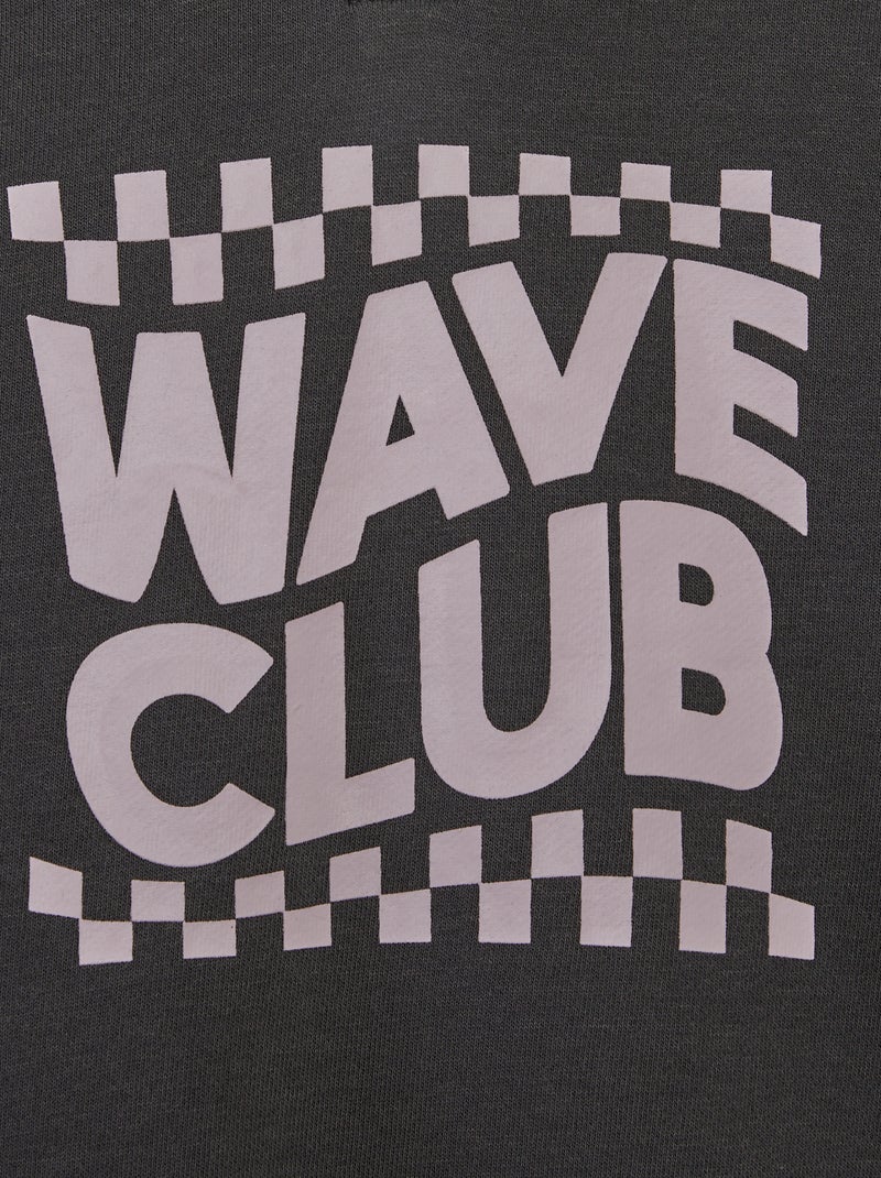 Sweatshirt com capuz  - So Easy CINZA - Kiabi