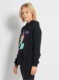 Sweatshirt com capuz 'A pequena sereia' - Kiabi