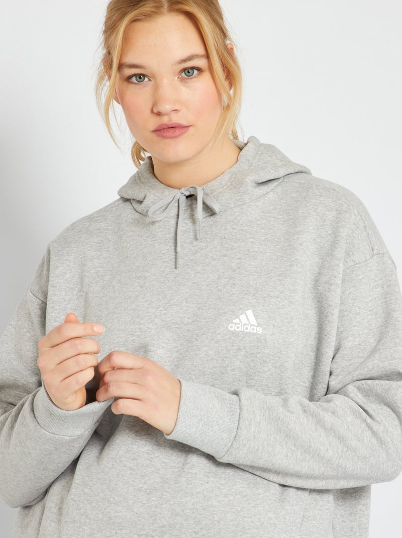 Sweatshirt com capuz 'Adidas' CINZA - Kiabi
