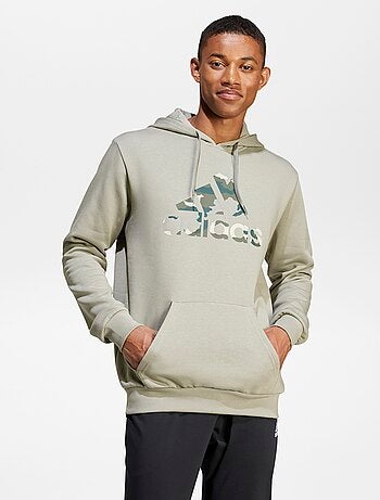 Sweatshirt com capuz 'Adidas' com logótipo camuflagem