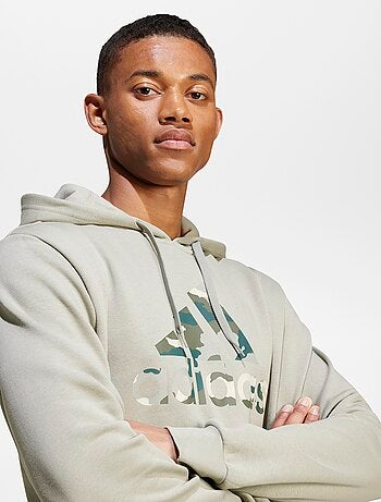 Sweatshirt com capuz 'Adidas' com logótipo camuflagem
