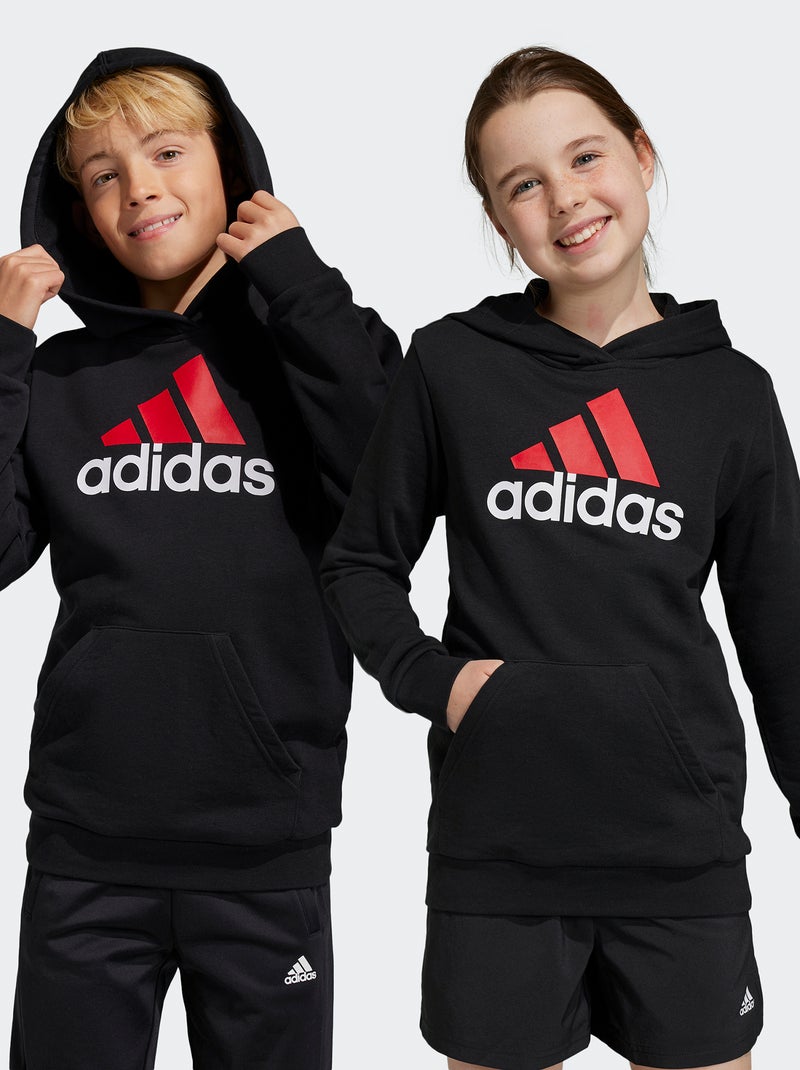 Sweatshirt com capuz 'Adidas' mista PRETO - Kiabi