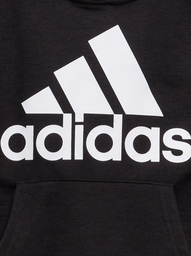 Sweatshirt com capuz 'Adidas' Preto - Kiabi