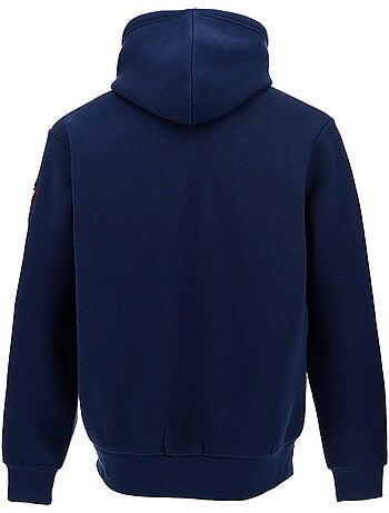 Sweatshirt com capuz azul-marinho seleção francesa de râguebi ? Coleção damian ? Licença oficial ffr
