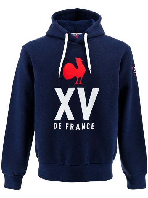 Sweatshirt com capuz azul-marinho seleção francesa de râguebi ? Coleção damian ? Licença oficial ffr - Kiabi Sweatshirt com capuz azul-marinho seleção francesa de râguebi ? Coleção damian ? Licença oficial ffr - Kiabi