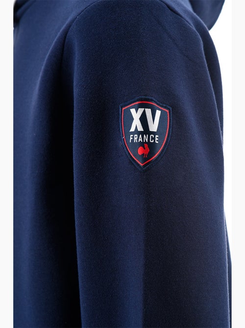 Sweatshirt com capuz azul-marinho seleção francesa de râguebi ? Coleção damian ? Licença oficial ffr - Kiabi Sweatshirt com capuz azul-marinho seleção francesa de râguebi ? Coleção damian ? Licença oficial ffr - Kiabi