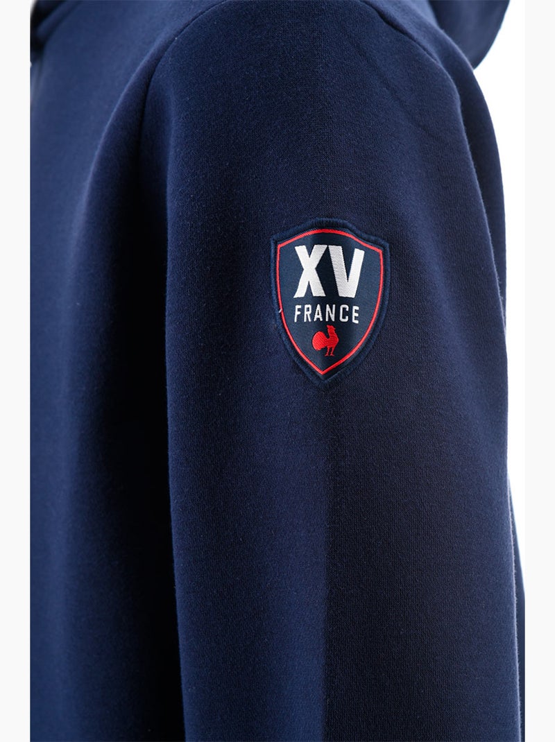 Sweatshirt com capuz azul-marinho seleção francesa de râguebi ? Coleção damian ? Licença oficial ffr Azul - Kiabi