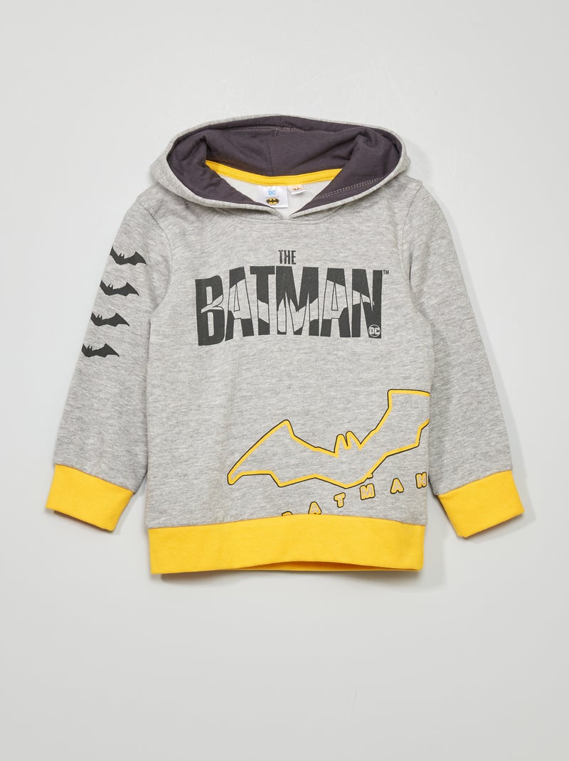 Sweatshirt com capuz 'Batman' Cinza - Kiabi