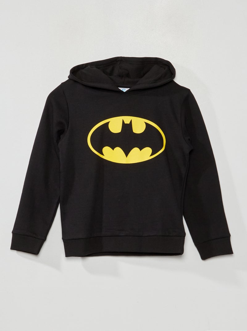 Sweatshirt com capuz 'Batman' Preto - Kiabi