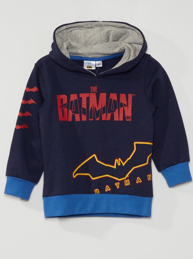 Sweatshirt com capuz 'Batman' Preto - Kiabi