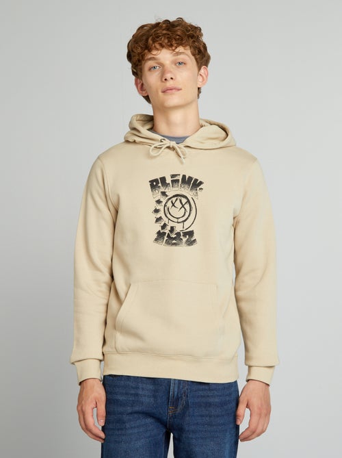 Sweatshirt com capuz 'Blink 182' - Kiabi