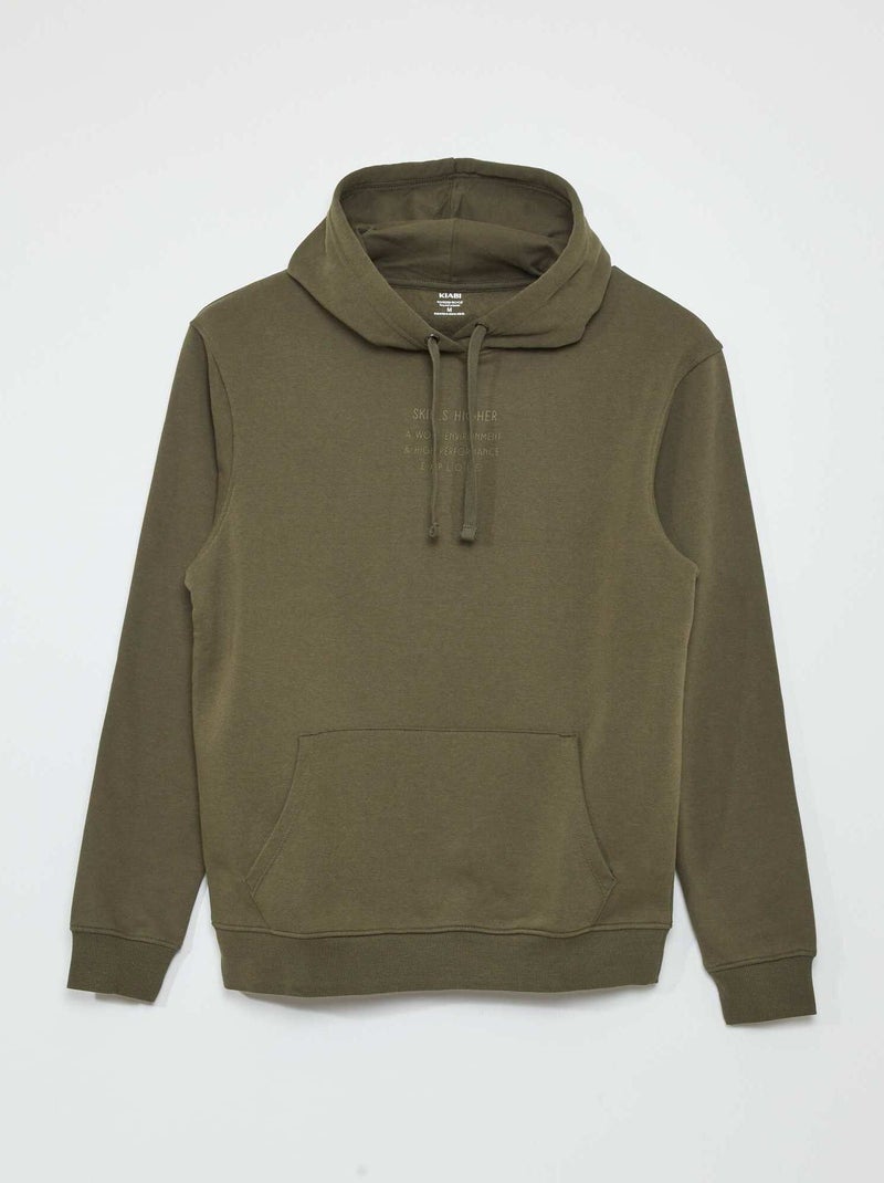 Sweatshirt com capuz CAQUI - Kiabi