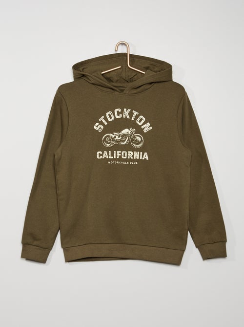 Sweatshirt com capuz - Kiabi