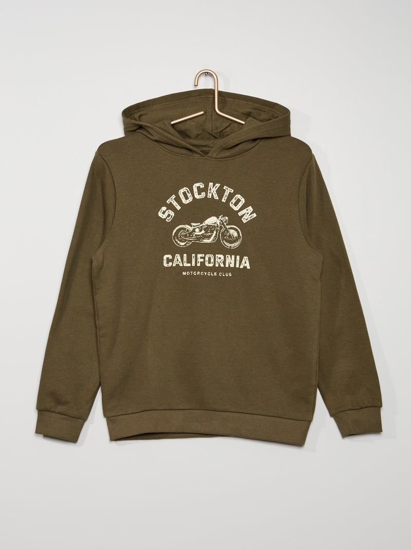 Sweatshirt com capuz CAQUI - Kiabi