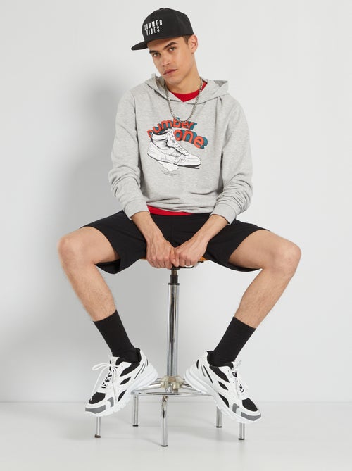 Sweatshirt com capuz - Kiabi