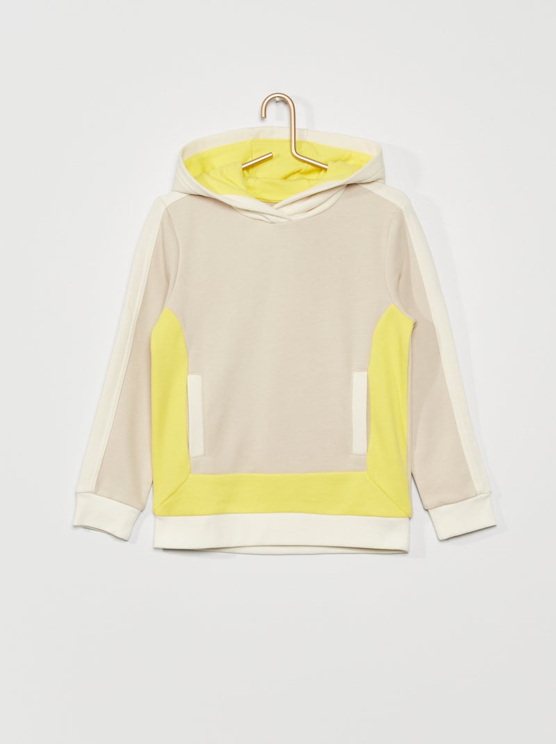 Sweatshirt com capuz CINZA - Kiabi