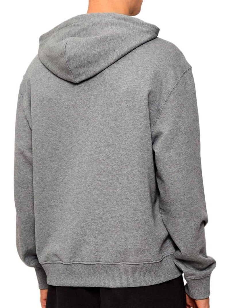 Sweatshirt com capuz cinzento para homem calvin klein jeans 350 terry micro Cinza - Kiabi