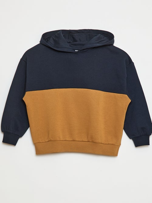 Sweatshirt com capuz color-block - Kiabi