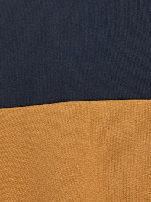 Sweatshirt com capuz color-block - Kiabi