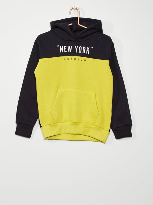 Sweatshirt com capuz color-block - Kiabi