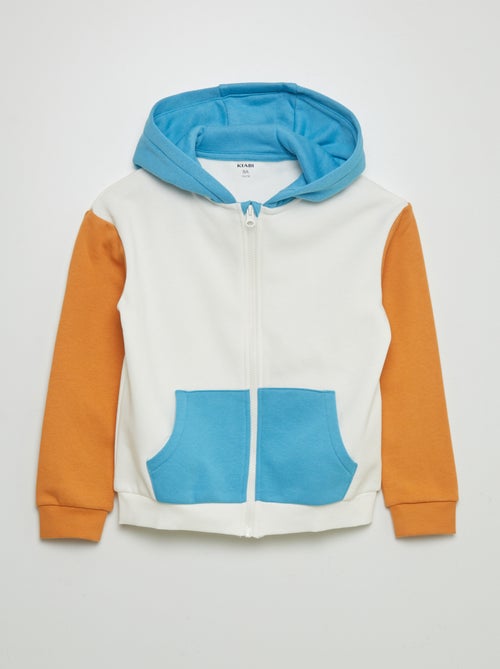 Sweatshirt com capuz color-block - Kiabi