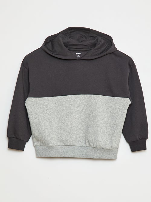 Sweatshirt com capuz color-block - Kiabi