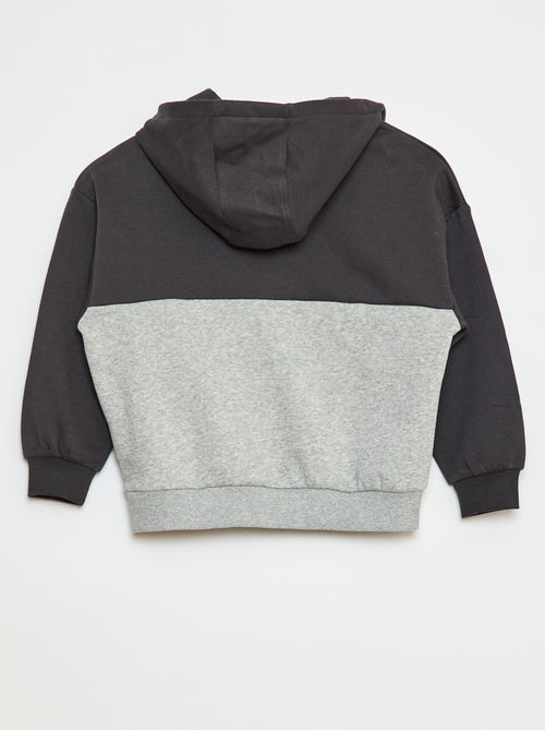 Sweatshirt com capuz color-block - Kiabi