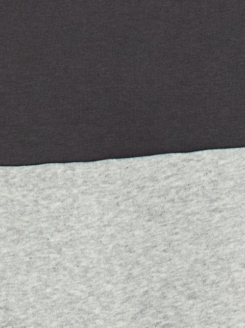 Sweatshirt com capuz color-block - Kiabi