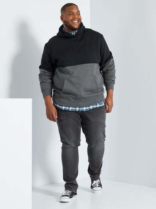 Sweatshirt com capuz color-block - Kiabi