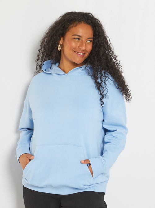 Sweatshirt com capuz com bolso canguru - Kiabi